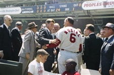 MLB Hall of Fame Stan Musial Signed 16x20 Photo With JFK At 1960 All Star Game JSA ALOA