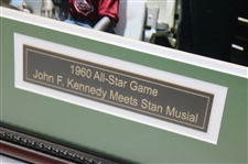MLB Hall of Fame Stan Musial Signed 16x20 Photo With JFK At 1960 All Star Game JSA ALOA