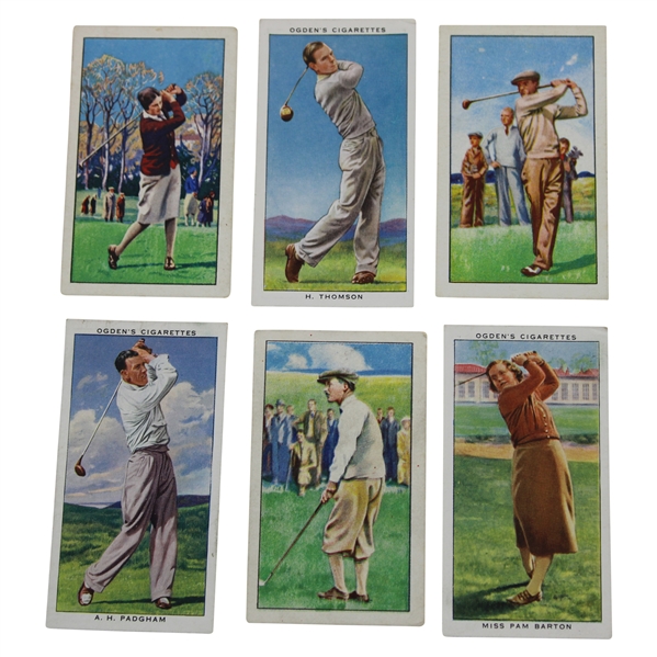 (3) Ogdens Cigarette Champions Of 1936 Card & (3) Park Drive Cigarette Champions Cards
