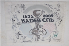 Team USA & Team Europe (23) Signed 2006 Ryder Cup at The K Club Flag JSA ALOA