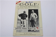 Gene Sarazen Signed 1987 'Vintage' Golf Illustrated w/Presentation Photos JSA ALOA