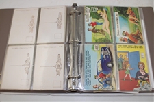 Binder of Postcards & First Day Covers Nelson Watkins & Others