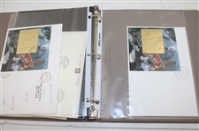 Binder of Postcards & First Day Covers Nelson Watkins & Others