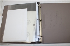 Binder of Postcards & First Day Covers Nelson Watkins & Others