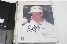 Binder of Signed Photos Couples, Els, Daly & Others JSA ALOA