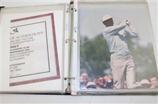 Binder of Signed Photos Couples, Els, Daly & Others JSA ALOA