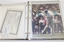 Binder of Signed Photos Couples, Els, Daly & Others JSA ALOA
