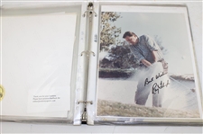 Binder of Signed Photos Couples, Els, Daly & Others JSA ALOA