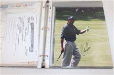 Binder of Signed Photos Couples, Els, Daly & Others JSA ALOA
