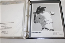 Binder of Signed Photos Couples, Els, Daly & Others JSA ALOA