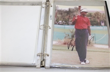 Binder of Signed Photos Price, Olazabal & Others JSA ALOA