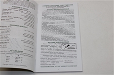 Bubba Watson Signed 2012 Masters Spectator Guide JSA ALOA