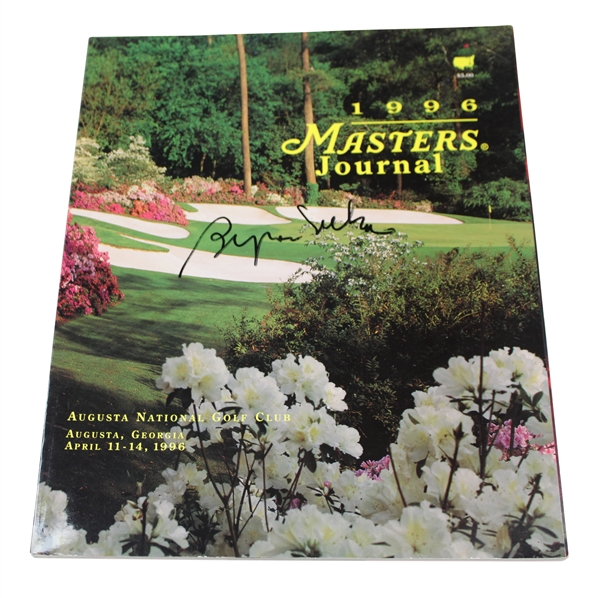Byron Nelson Signed 1996 Masters Journal JSA ALOA