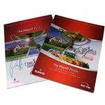 Vijay Singh & Padraig Harrington Signed Tour Championship Programs (2008 & 2009) JSA ALOA