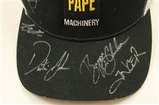Mickeslon, Koepka, Bryson, DJ & others Signed Pape Machinery Logo Trucker Hat JSA ALOA