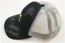 Mickeslon, Koepka, Bryson, DJ & others Signed Pape Machinery Logo Trucker Hat JSA ALOA