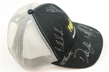 Mickeslon, Koepka, Bryson, DJ & others Signed Pape Machinery Logo Trucker Hat JSA ALOA