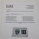 Hale Irwin Signed Personal 2025 Senior PGA Championship at Valhalla Flag JSA ALOA