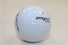Ernie Els Signed Masters Golf Ball JSA ALOA