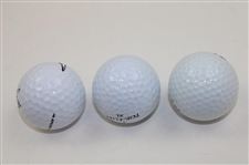 Jose Maria Olazabal, Davis Love  & Nick Price Signed Golf Balls JSA ALOA