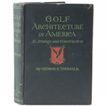 1927 Golf Architecture in America Book by George Thomas