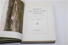 1927 'Golf Architecture in America' Book by George Thomas