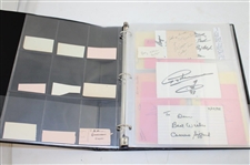 Album With (110) Signed Cuts From 1920-2020