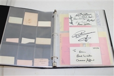 Album With (110) Signed Cuts From 1920-2020