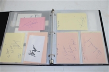 Album With (110) Signed Cuts From 1920-2020