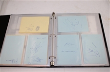 Album With (110) Signed Cuts From 1920-2020