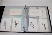 Album With (110) Signed Cuts From 1920-2020