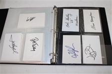 Album With (110) Signed Cuts From 1920-2020