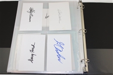 Album With (110) Signed Cuts From 1920-2020