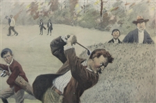 Temper A. B. Frost Water Color Print - Framed