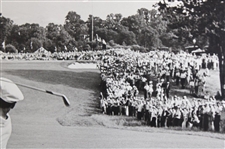 Ben Hogan 1950 US Open 1 Iron Shot on 18th Hole at Merion Photo - Framed & Double Matted 