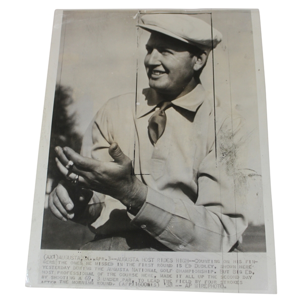 Ed Dudley Augusta Host Rides High Press Photo