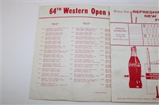 1967 Western Open at Beverly CC Pass & Pairing Sheet - Jack Nicklaus Winner