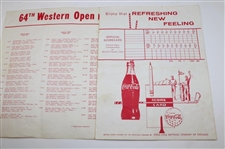 1967 Western Open at Beverly CC Pass & Pairing Sheet - Jack Nicklaus Winner