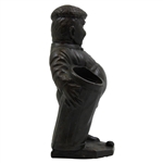 Vintage Patented Golf Caddy Themed Bronzed Spelter 'Peter Putter' Pencil Holder