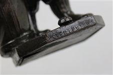 Vintage Patented Golf Caddy Themed Bronzed Spelter 'Peter Putter' Pencil Holder
