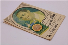 1928 Broadway Theatre Playbill Walter Hagen Lucky Strike Ad On Reverse - Wallack's Theatre