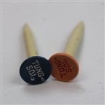 Vintage Tung-Sol Radio Tubes Golf Advertising Tees Box w/Two (2) Tung-Sol Tees