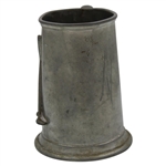 Vintage Gentry Pewter Beer Stein with Crossed Golf Clubs & Golf Ball in Relief