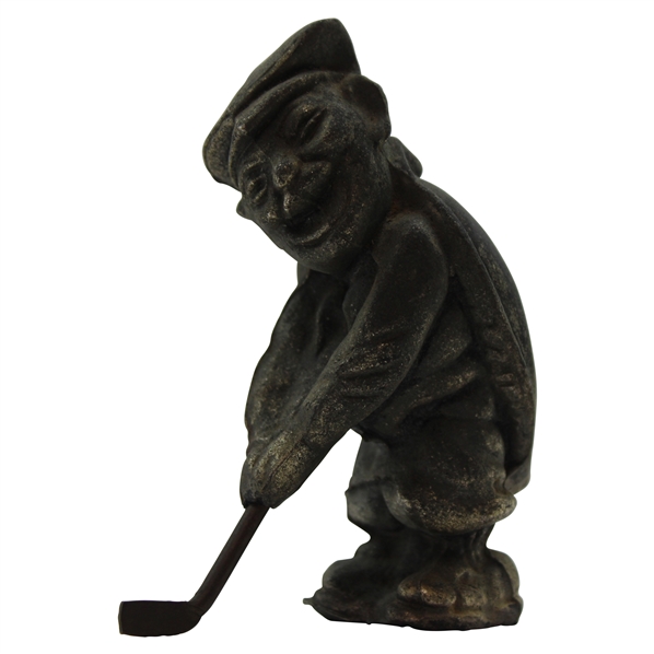 Unique Stone Golfing Figure by Artist DJ Dwyer