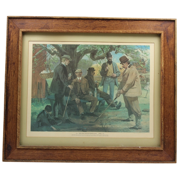 The Old Appletree Gang Print 1888-Framed