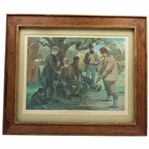 The Old Appletree Gang Print 1888-Framed