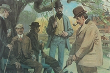 The Old Appletree Gang Print 1888-Framed