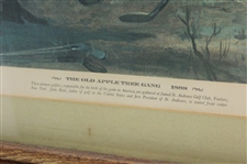 The Old Appletree Gang Print 1888-Framed