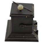 Vintage Cigarette and Tobacco Load Dispenser with Ball and Club on Top
