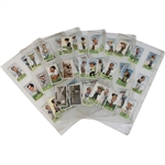 Set Of Wa & Ac Churchman Prominent Golfers Cards & (2) J. Millhoff Famous Golfers Cards & 3 Churchman Famous Golfers Cards